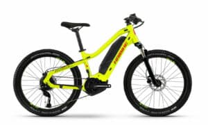 Haibike ALLTRACK Kids gloss lime/crystal red 2023 24"; 400 Wh Diamant