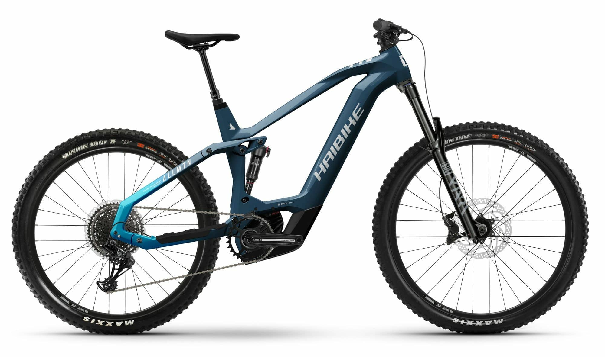 Haibike AllMtn CF 9 gloss fade blue white 2024 29";/27