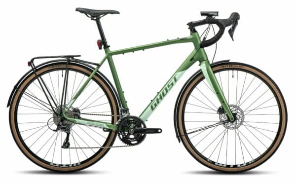 Ghost Road Rage EQ metallic kaki/super light green-matt 2022 28"; Diamant