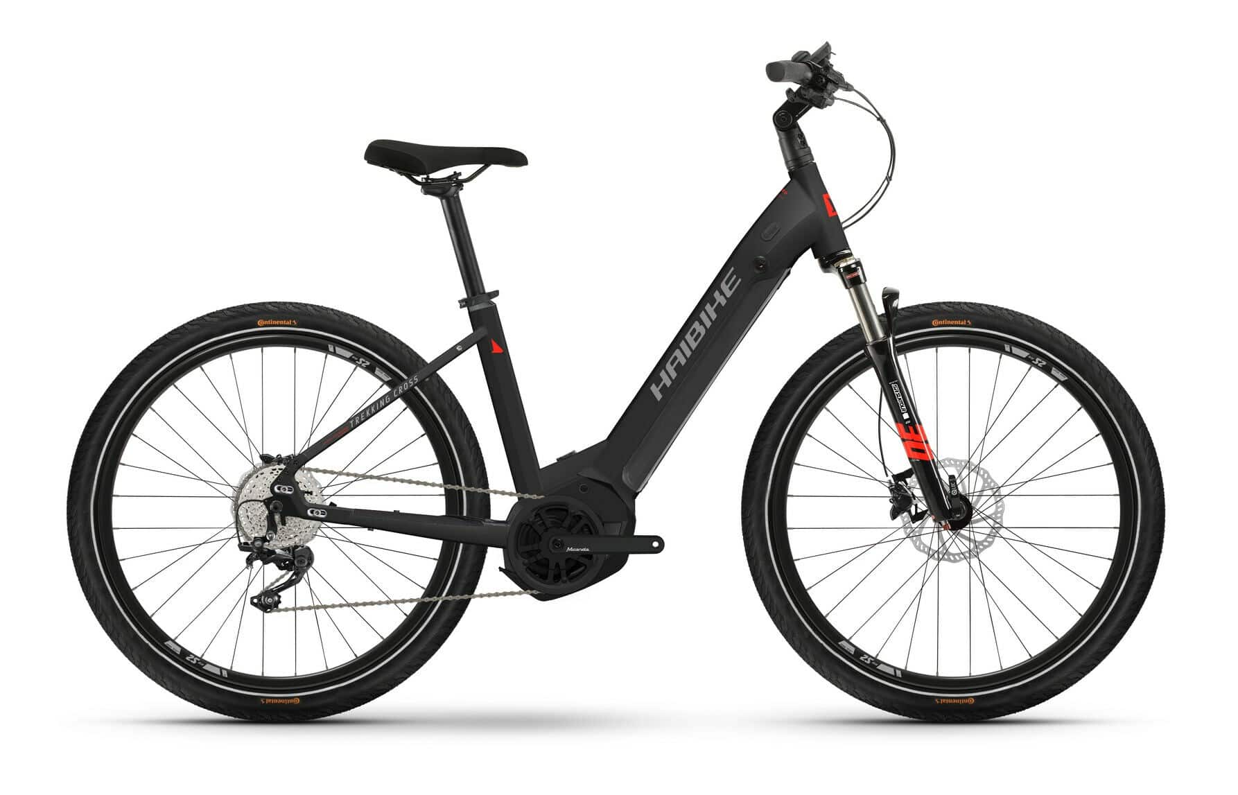 Haibike Trekking 6 Cross matte black/red reflex 2022 27