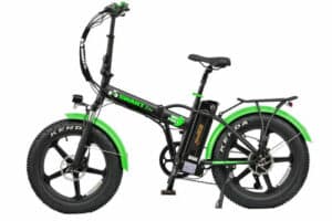 SMARTbike BigFoot 4.0 schwarz-grün 2023 20"; 690 Wh Faltrahmen