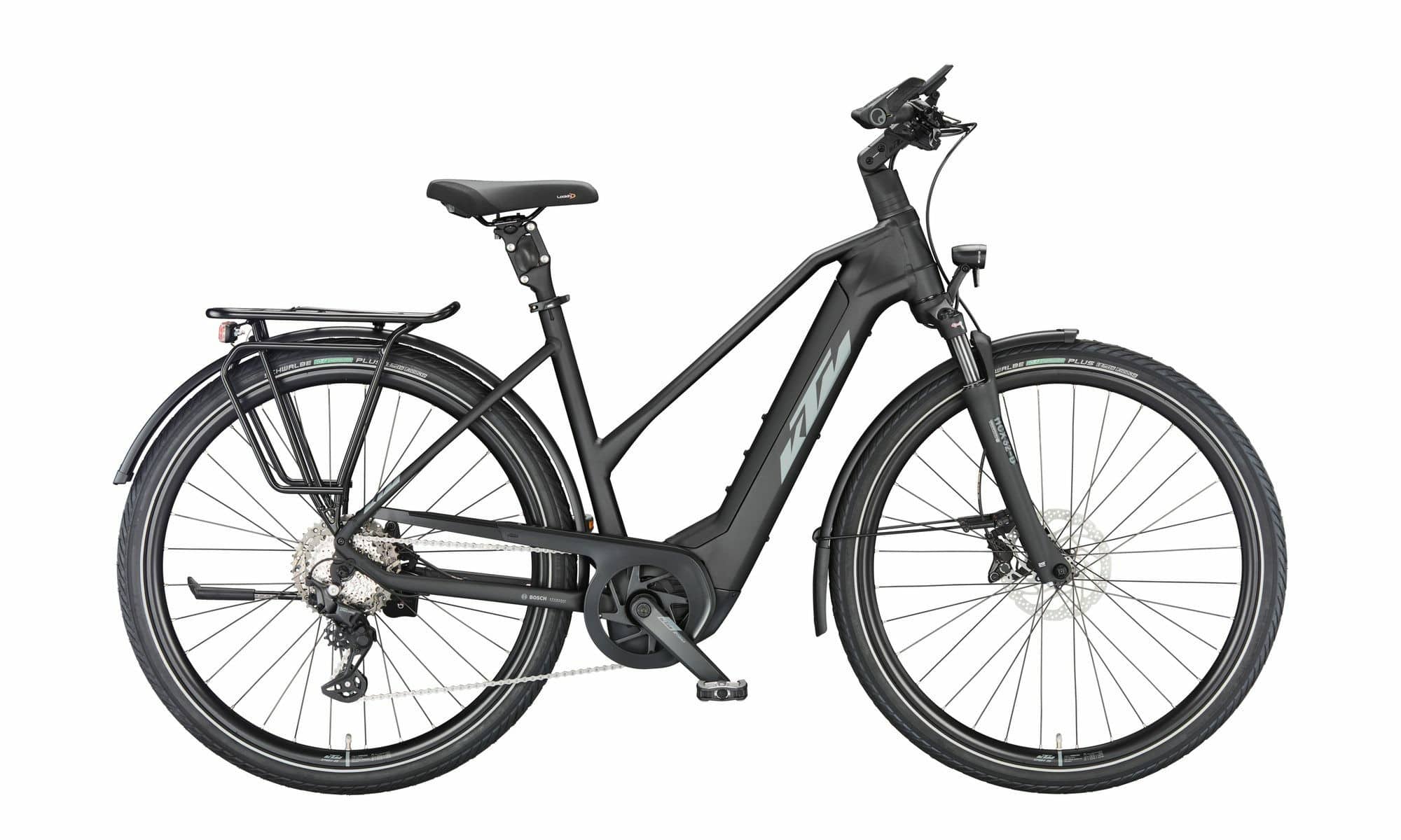 KTM MACINA STYLE 730 black matt (grey+orange) 2023 28"; 750 Wh Trapez