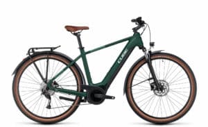 Cube Touring Hybrid ONE 500 darkgreen´n´green 2023 28"; 500 Wh Diamant