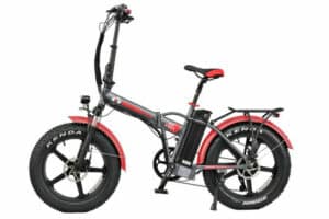 SMARTbike BigFoot 4.0 grau-rot 2023 20"; 690 Wh Faltrahmen