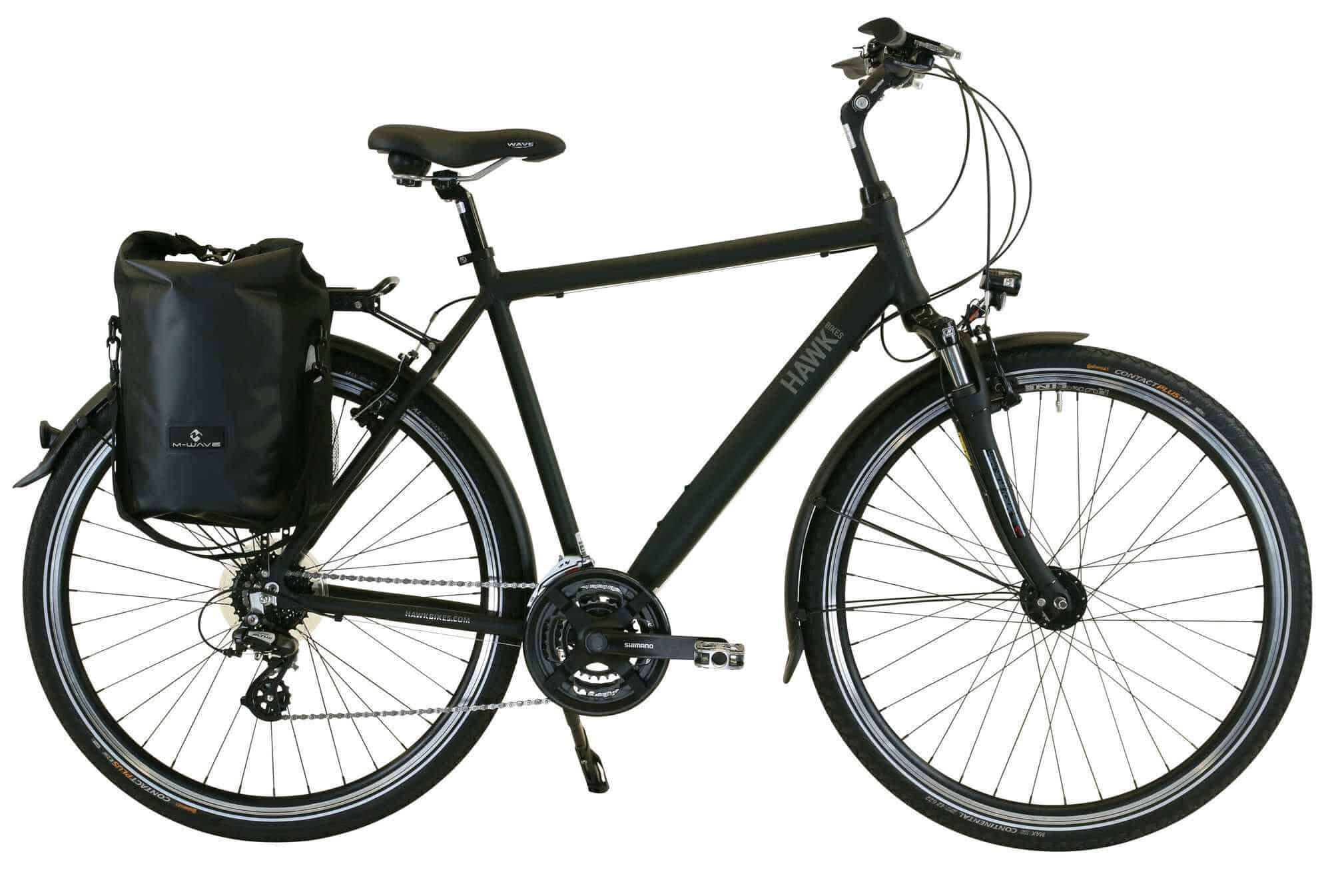 HAWK Trekking Gent Premium Plus Black 2023 28"; Diamant