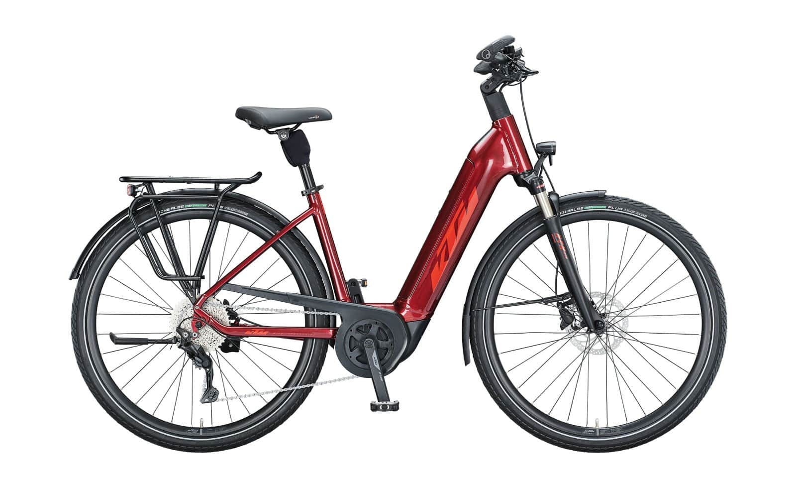 KTM MACINA TOUR P610 Dark Red ( Fire Orange Black ) 2021 29"; 625 Wh Wave