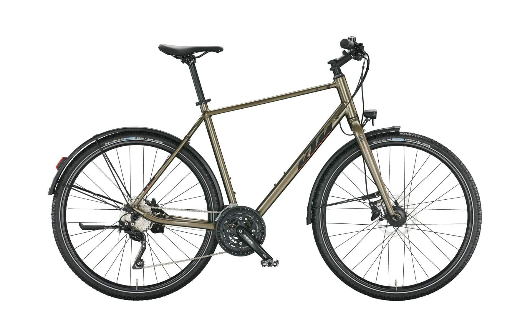 KTM X-LIFE ACTION STREET oak (black matt+orange glossy) 2022 28"; Diamant