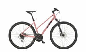 KTM X-LIFE TRACK vintage rose (deepurple+black) 2022 28"; Trapez