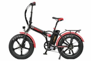 SMARTbike BigFoot 4.0 schwarz-rot 2023 20"; 690 Wh Faltrahmen