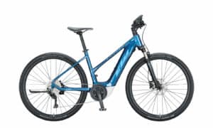 KTM MACINA CROSS P610 Denim ( Blue White ) 2021 28"; 625 Wh Trapez