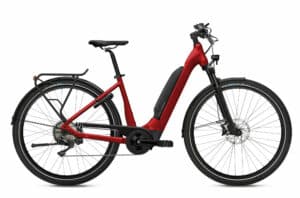 Flyer Upstreet5 7.10 Mercury Red Gloss 2022 28"; 750 Wh Wave