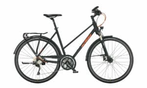 KTM LIFE 1964 black matt (chrome orange) 2022 28"; Trapez