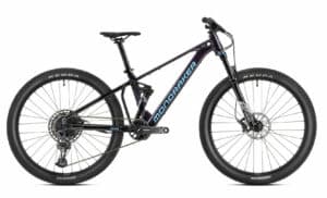 Mondraker F-PLAY 26 Deep Purple-Black-Light Blue 2023 26"; 250 Wh Diamant