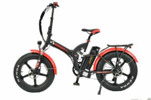 SMARTbike SHARK 4.0 schwarz-rot 2023 20"; 690 Wh Faltrahmen