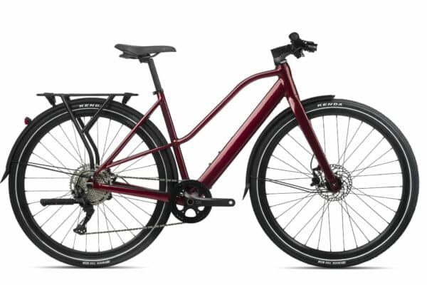 Orbea VIBE MID H30 EQ Metallic Dark Red (Gloss) 2023 28"; 248 Wh Trapez