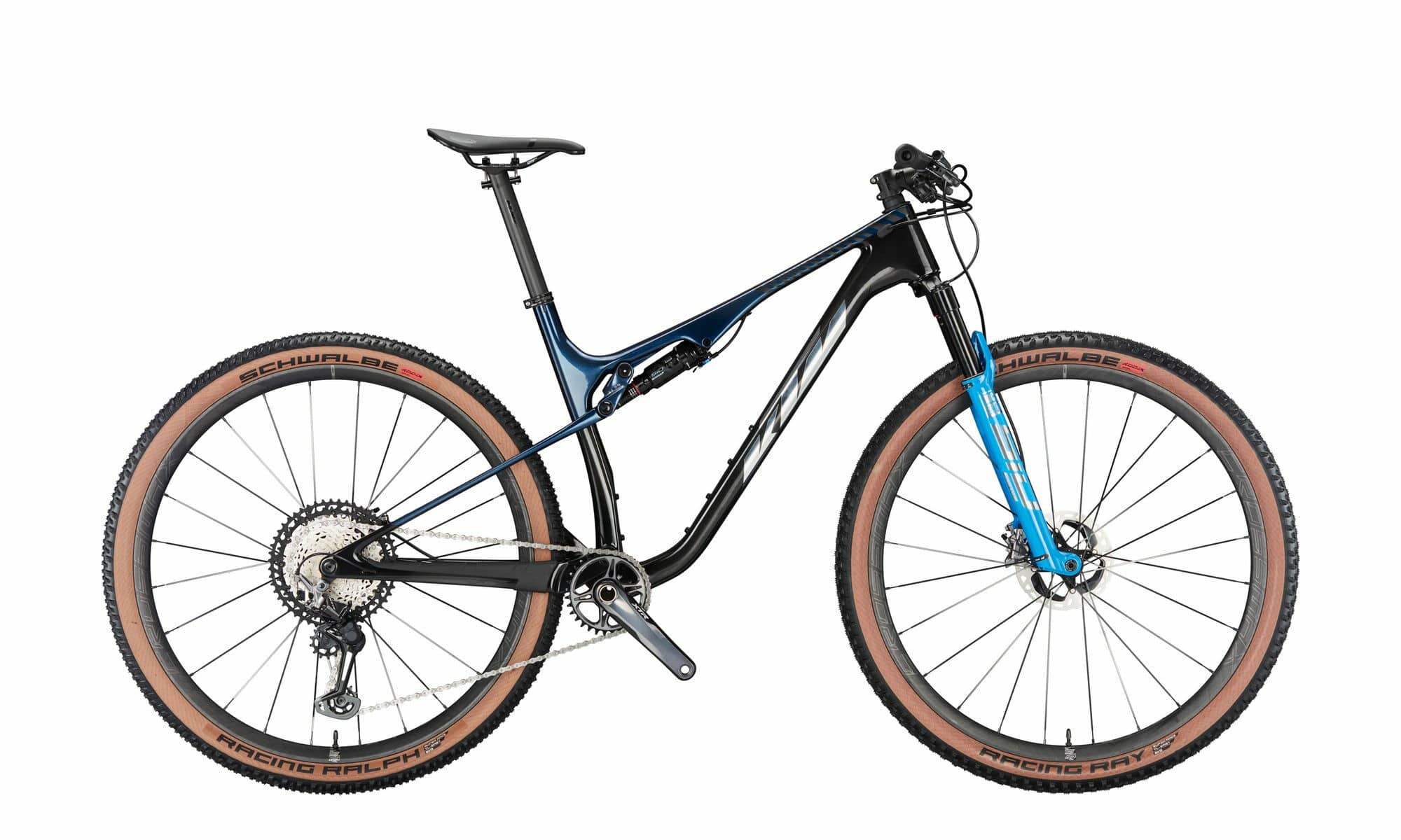 KTM SCARP PRIME carbon (transparent blue+grey+black matt) 2023 29"; Diamant