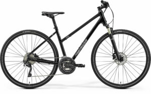 Merida CROSSWAY XT-EDITION LADY GLOSSY BLACK 2022 28"; Trapez