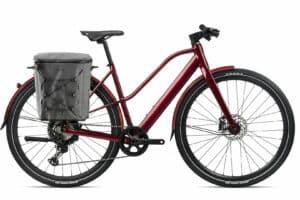 Orbea VIBE MID H10 EQ Metallic Dark Red (Gloss) 2022 28"; 248 Wh Trapez