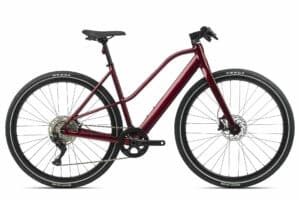 Orbea VIBE MID H30 Metallic Dark Red (Gloss) 2023 28"; 248 Wh Trapez