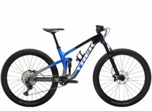 Trek Top Fuel 9.7 Blue Smoke/Alpine/Quicksilver Fade 2022 29"; Diamant