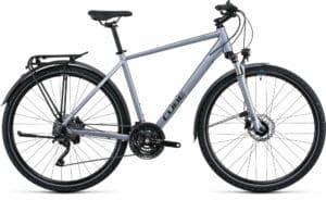 Cube Nature EXC Allroad polarsilver´n´black 2022 28"; Diamant