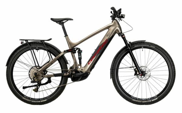 Corratec E-Power MTC 120 Pro Sand Metallic/Dunkelrot 2023 29"; 750 Wh Diamant