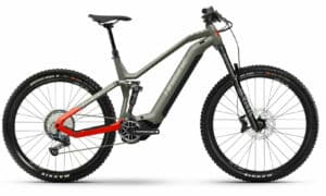 Haibike AllMtn 4 gloss khaki/red 2023 29";/27