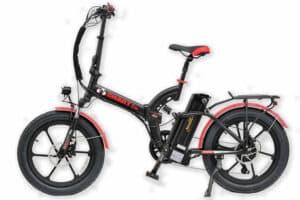 SMARTbike SHARK 3.0 schwarz-rot 2023 20"; 690 Wh Faltrahmen