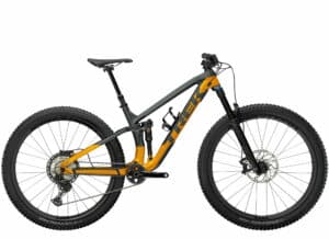 Trek Fuel EX 9.8 XT Lithium Grey/Factory Orange 2021 29"; Diamant