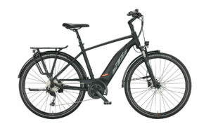 KTM MACINA FUN A510 black matt (grey+orange) 2022 28"; 500 Wh Diamant