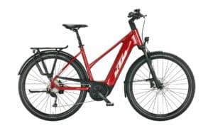 KTM MACINA TOUR P510 chrome red (silver+black) 2022 28"; 500 Wh Trapez