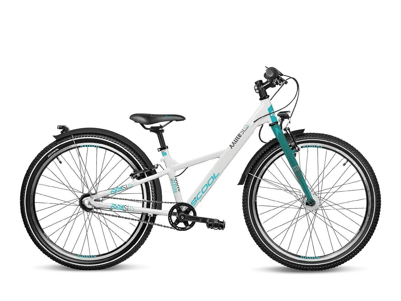 S'COOL XXlite SL white/aqua 2021 24"; Y-Rahmen