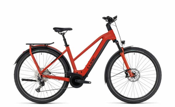 Cube Kathmandu Hybrid EXC 750 red´n´black 2023 28"; 750 Wh Trapez