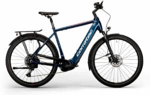 Corratec E-Power Trekking 28 P6 8S Blau/Silber 2023 28"; 625 Wh Diamant