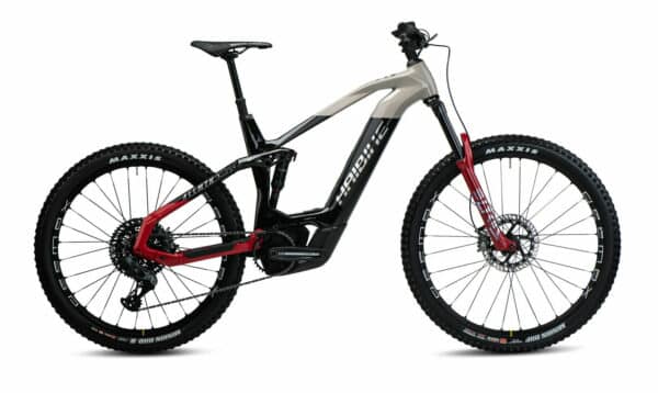 Haibike AllMtn CF SE gloss black/grey/red/chrome 2022 29";/27