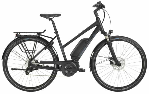 Stevens E-Molveno Lady Velvet Black 2023 28"; 400 Wh Trapez