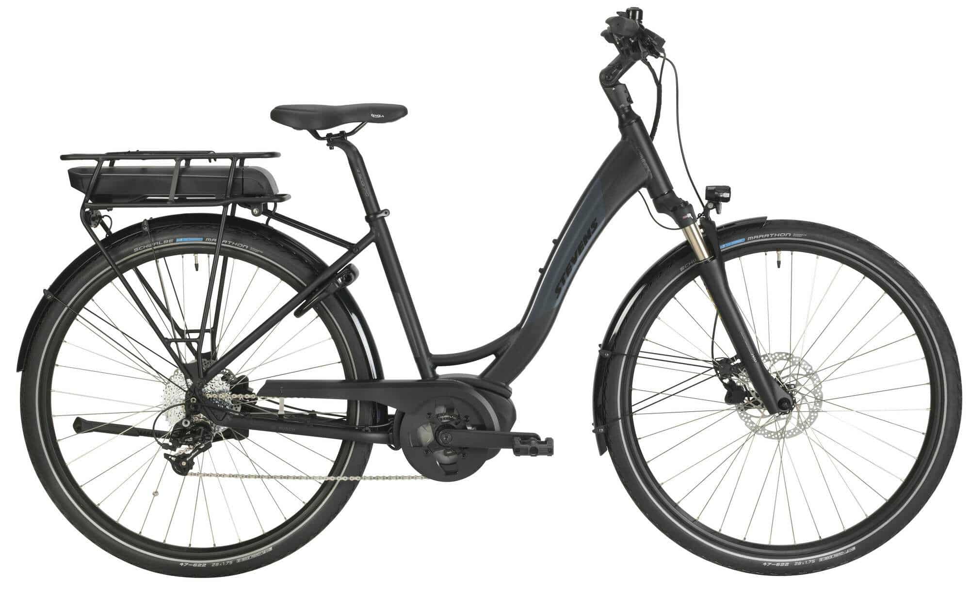 Stevens E-Molveno Forma Velvet Black 2023 28"; 400 Wh Wave