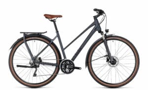 Cube Kathmandu Pro grey´n´black 2023 28"; Trapez