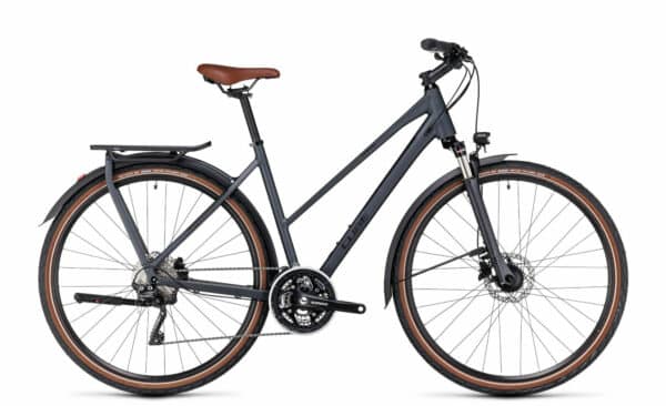 Cube Kathmandu Pro grey´n´black 2023 28"; Trapez