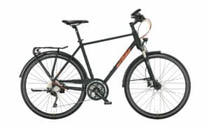 KTM LIFE 1964 black matt (chrome orange) 2022 28"; Diamant