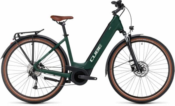 Cube Touring Hybrid ONE 500 darkgreen´n´green 2023 28"; 500 Wh Wave