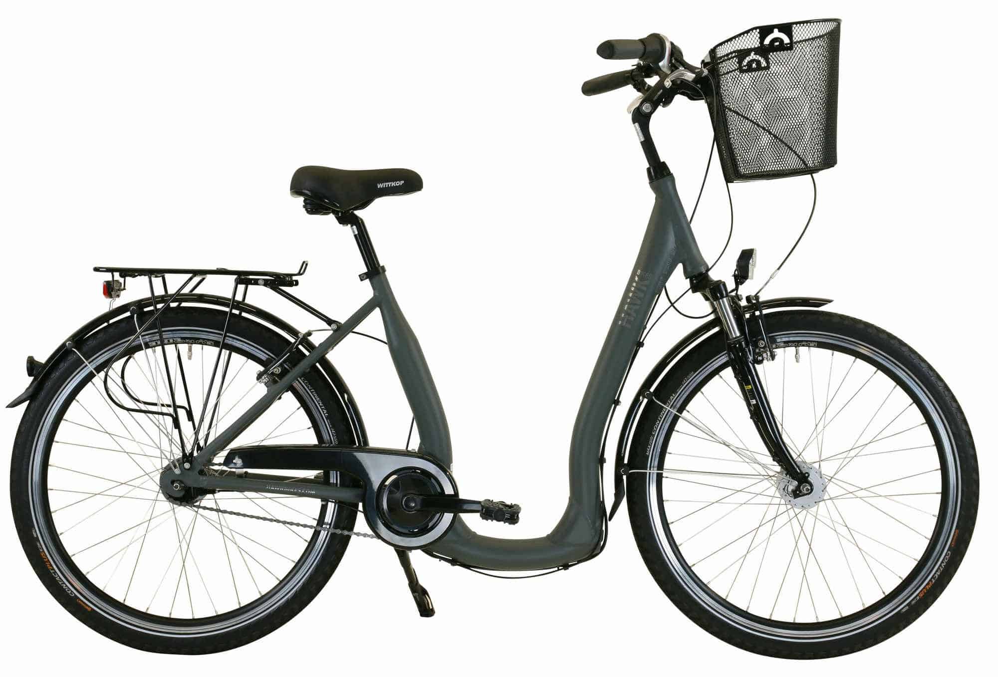 HAWK City Comfort Deluxe Plus Grey 2023 28"; Wave