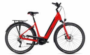 Cube Supreme Sport Hybrid Pro 500 red´n´black 2023 28"; 500 Wh Wave