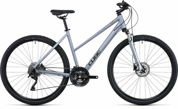 Cube Nature EXC polarsilver´n´black 2022 28"; Trapez