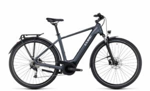 Cube Touring Hybrid ONE 625 grey´n´white 2023 28"; 625 Wh Diamant