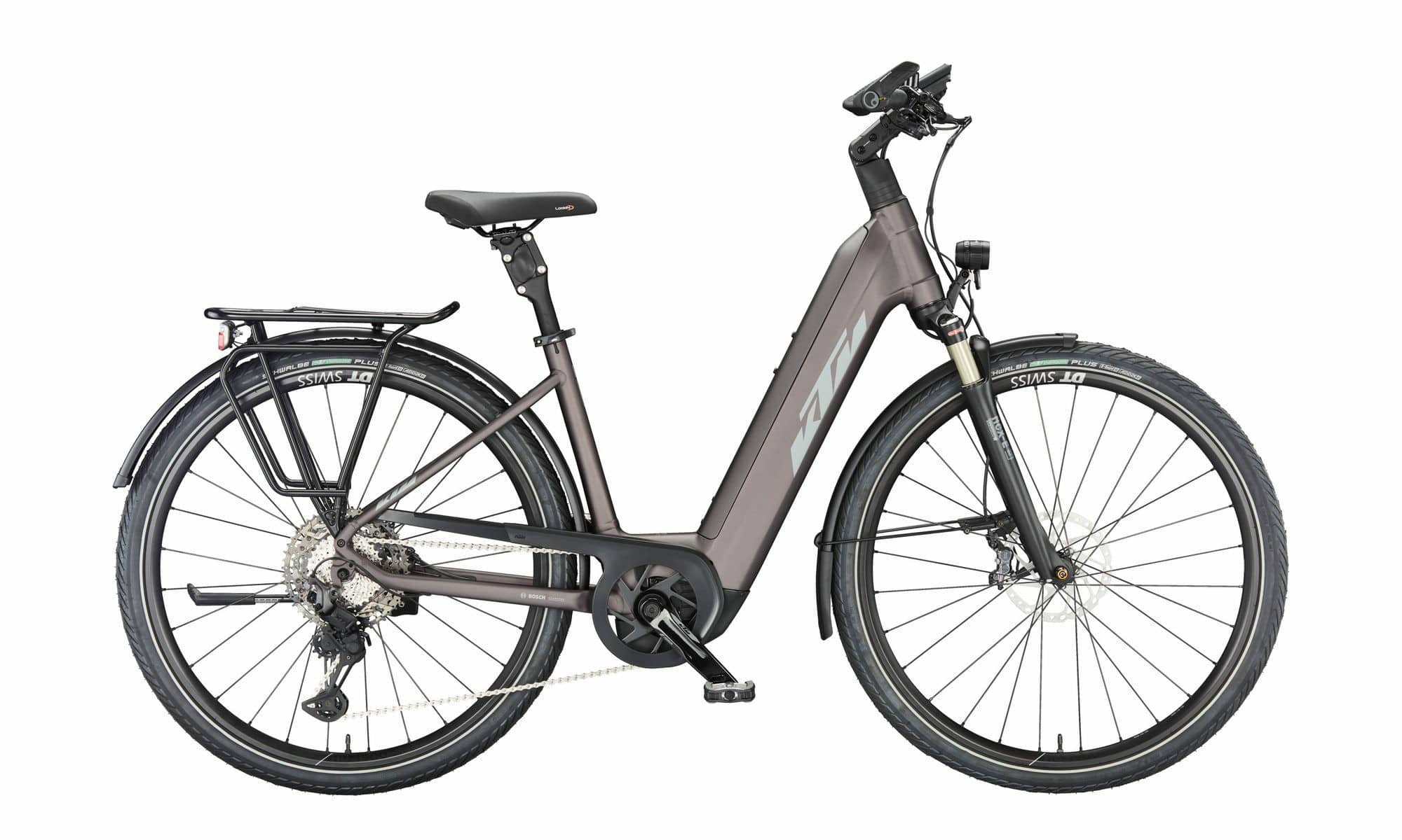 KTM MACINA STYLE 710 elderberry matt (grey+orange) 2023 28"; 750 Wh Wave