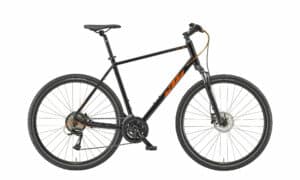 KTM X-LIFE TRACK black (orange+silver) 2023 28"; Diamant