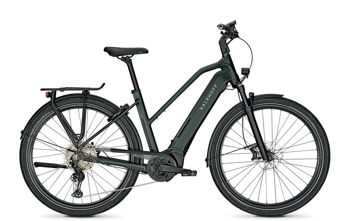 Kalkhoff ENDEAVOUR 5.B ADVANCE+ green/black matt 2022 29"; 625 Wh Trapez