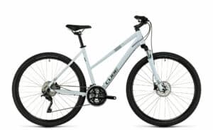 Cube Nature Pro frostwhite´n´grey 2023 28"; Trapez