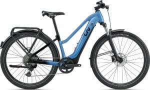 Liv Amiti-E+ 1 Estoril Blue 2023 28"; 625 Wh Trapez